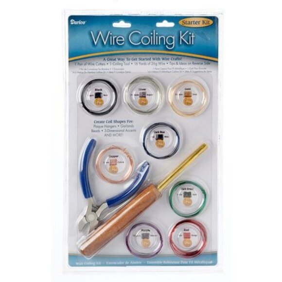Darice Wire Coiling Kit Craft Starter Kit Tool Cutter - Picture 2 of 11